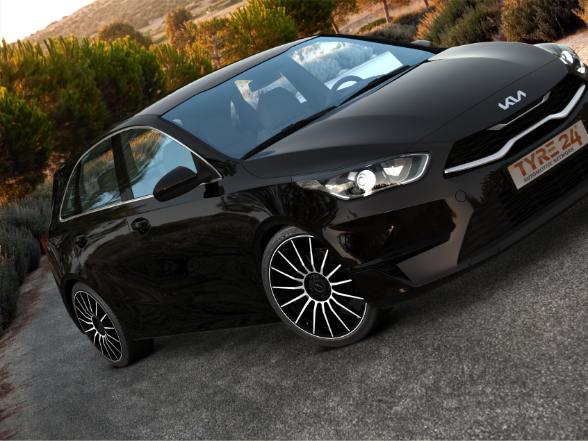 LAMERA (L)|Schwarz Matt Poliert 19