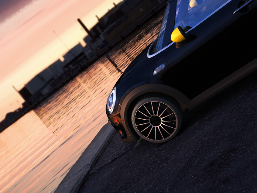 LAMERA (L)|Schwarz Matt Poliert 19