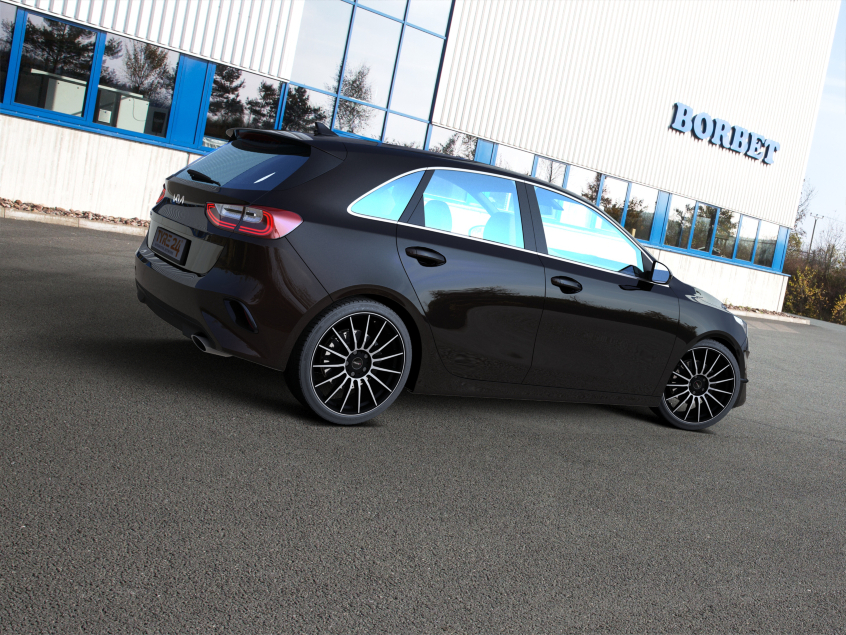 LAMERA (L)|Schwarz Matt Poliert 19