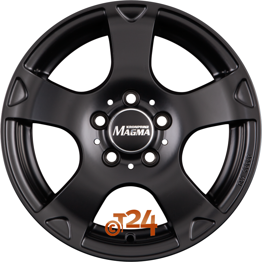 SEISMO|BlackLine mattschwarz-lackiert 16