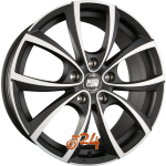 MSW MSW 27 Matt Dark Titanium Full Polished Einteilig 7.50 x 17 ET 40.00  5x114.3