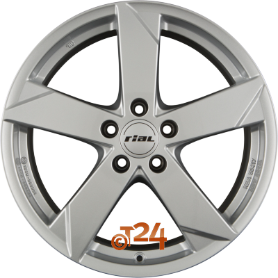 RIAL KODIAK 6.5x16 ET39 5x105 Polar-Silber Einteilig