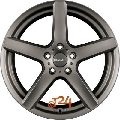DEZENT TY 6x15 ET32 4x108 GRAPHITE - Graphite Matt Einteilig