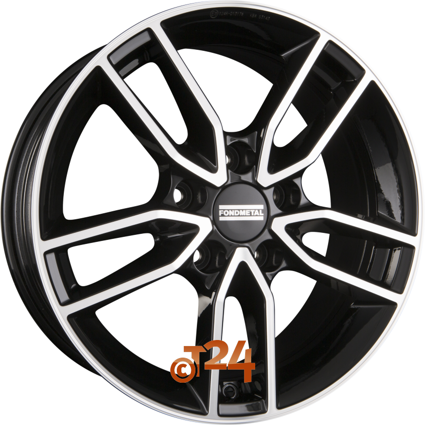 KOROS|Glossy Black Machined - Diamond Black 19