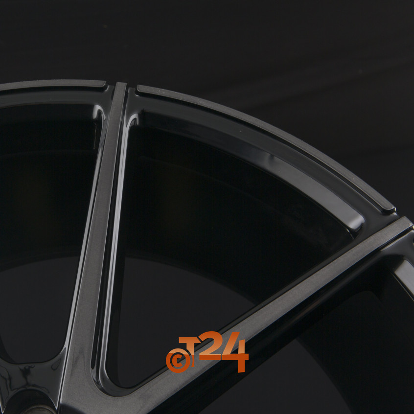 GLS302|Gloss Black Brushed Face 19