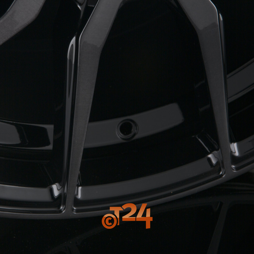 GLS303|Gloss Black Brushed Face 20