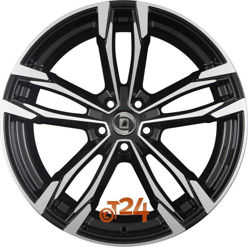 AVIO|NERO S MACHINED - Schwarz Glanz Frontpoliert 20