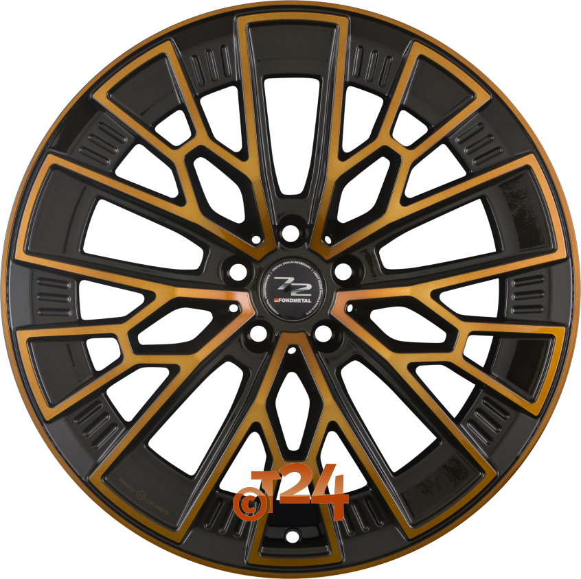 1972|Glossy Black Bronze Machined 20