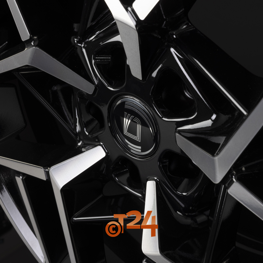 NORA|NERO S MACHINED - Schwarz Glanz Frontpoliert 19