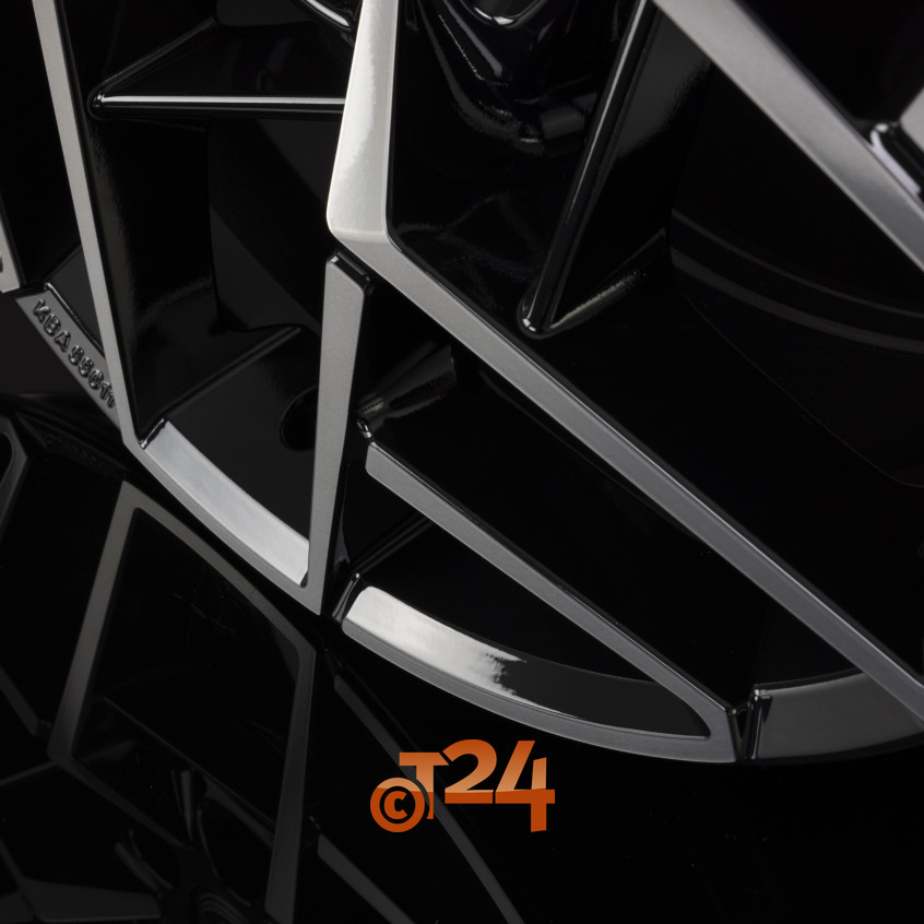 NORA|NERO S MACHINED - Schwarz Glanz Frontpoliert 19