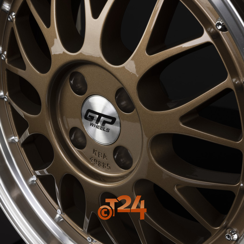 GTP 020|Bronze Felgenbett Poliert 17