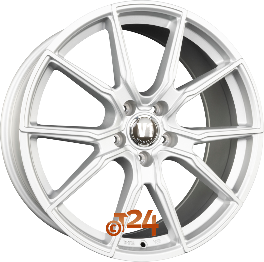 V1|Solid Titanium Silber 20