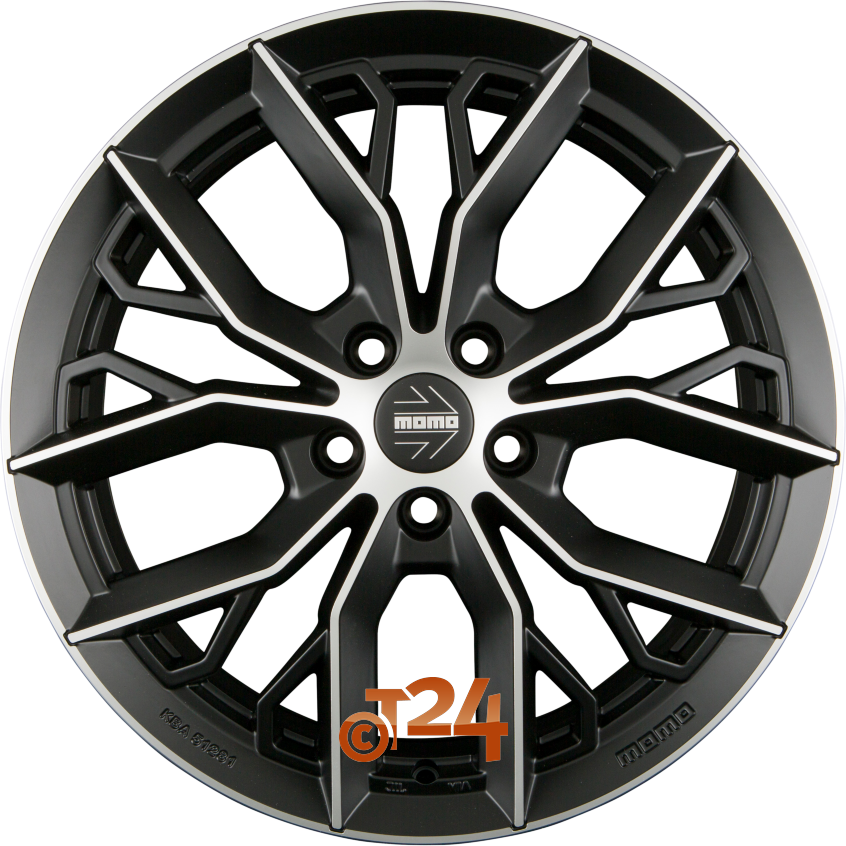 MASSIMO|Matt Black Polished 18