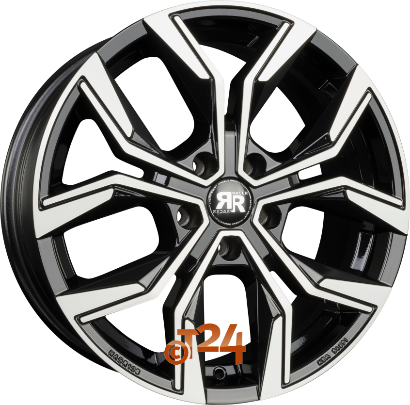 CARVER|Noir Brillant Face Polie - Bright Black Machined 15