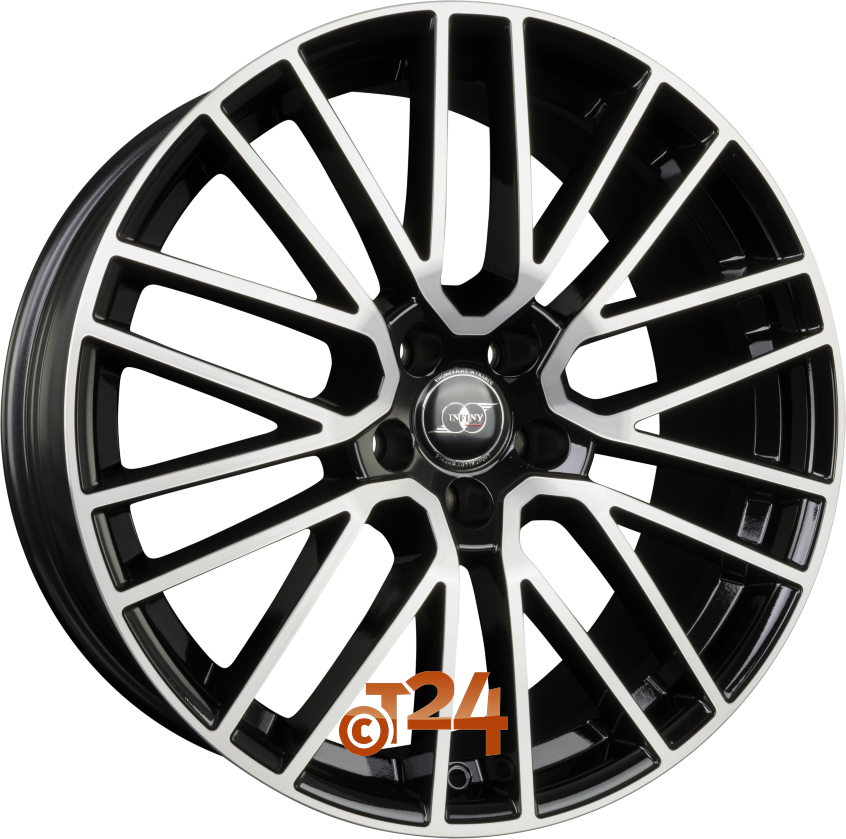 ZUFFEN|Noir Brillant Face Polie - Bright Black Machined 20