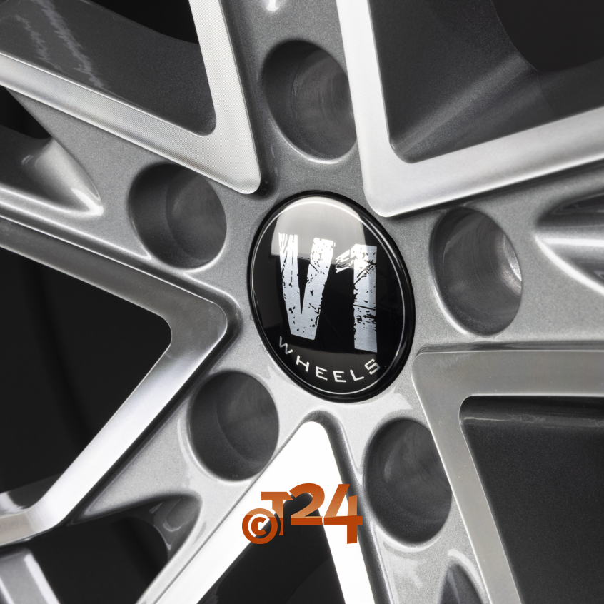 V7|Glossy Gunmetal Machined 19