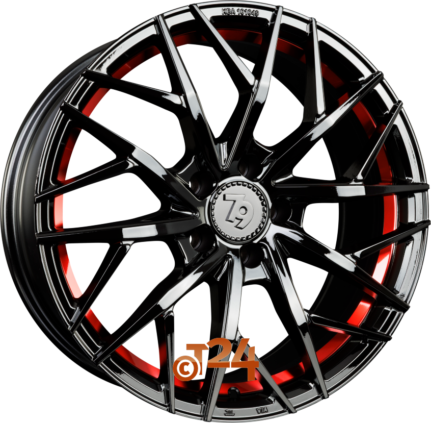 SSF-1|Black Glossy Red Inner Lip (BGRIL) 18
