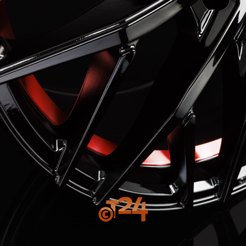 SSF-1|Black Glossy Red Inner Lip (BGRIL) 18