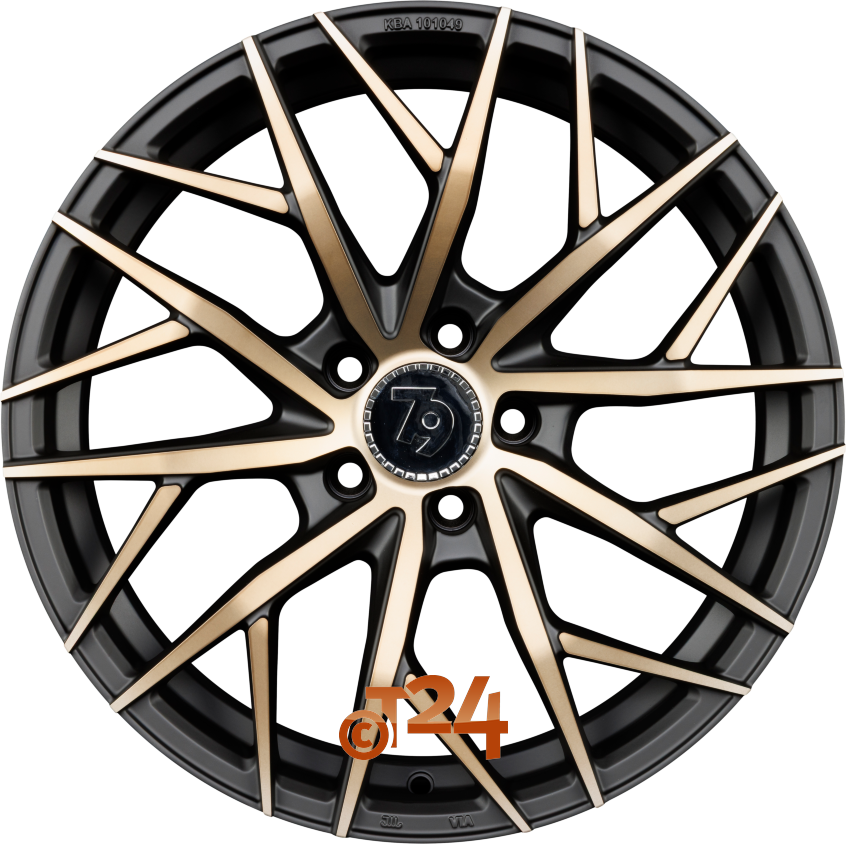 SSF-1|Black Glossy Gold Front (BGGF) 18