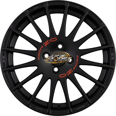 SUPERTURISMO GT Matt Black + Red Lettering