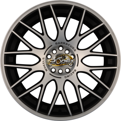 BARRACUDA KARIZZMA Matt Black Polished 8.00x18 4x100 BARRACUDA KARIZZMA Matt Black Polished 8.00x18 4x100