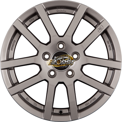 MSW MSW 22 Grey Silver — Grijs/antraciet lichtmetalen velg