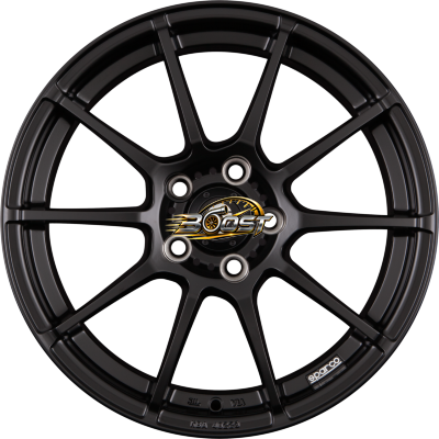 SPARCO ASSETTO GARA Matt Black 7.00x16 5x100 SPARCO ASSETTO GARA Matt Black 7.00x16 5x100
