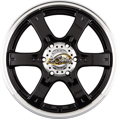 DOTZ CRUNCH Matt BLack / Polished Lip 8.00x17 5x120 DOTZ CRUNCH Matt BLack / Polished Lip 8.00x17 5x120