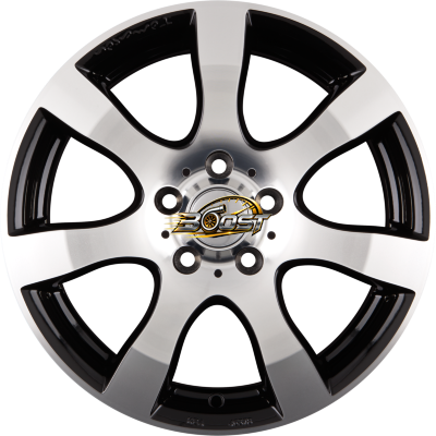TOMASON TN3 Black Polished — Zwart lichtmetalen velg