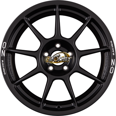 OZ CHALLENGE HLT Matt Black + White Lettering 10.00x18 5x114 OZ CHALLENGE HLT Matt Black + White Lettering 10.00x18 5x114