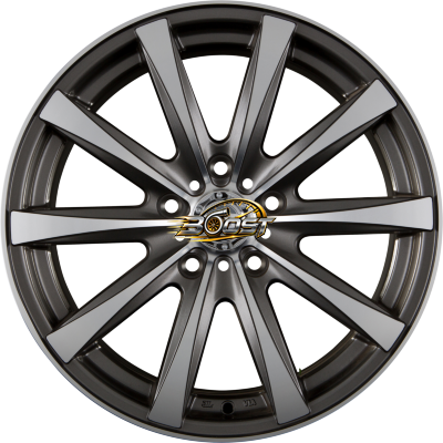 GULF GT 6 Gun Metal Machined Face 6.50x15 4x108 GULF GT 6 Gun Metal Machined Face 6.50x15 4x108