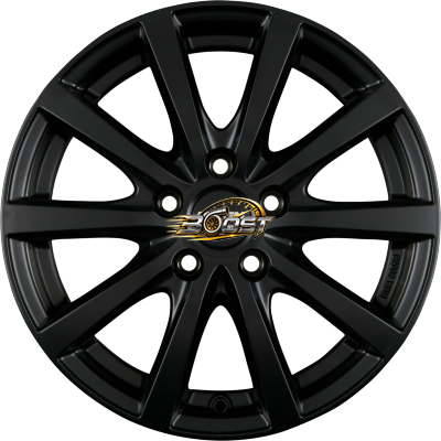 PLATIN P 69 Schwarz Matt — Zwart lichtmetalen velg