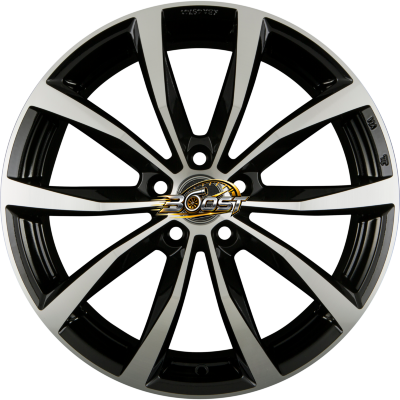 MAK WOLF Black Mirror Face 7.50x17 5x108 MAK WOLF Black Mirror Face 7.50x17 5x108