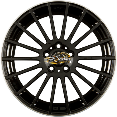 AVUS Racing AC-M03 Black Polished Lip 8.00x18 5x110 AVUS Racing AC-M03 Black Polished Lip 8.00x18 5x110
