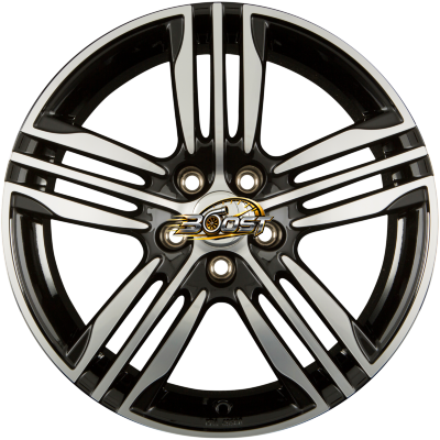 RONAL R57 Schwarz-Frontkopiert 7.50x17 5x108 RONAL R57 Schwarz-Frontkopiert 7.50x17 5x108
