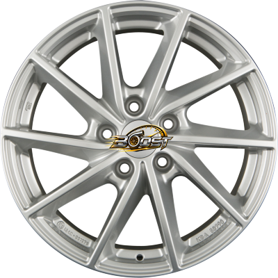 ALUTEC SINGA Polar-Silber — Zilver lichtmetalen velg