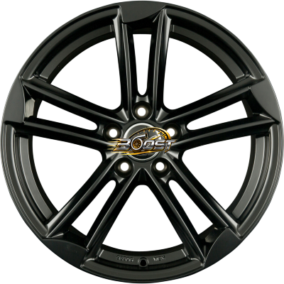 2DRV by WHEELWORLD WH27 Schwarz Matt Lackiert (SW) — Zwart lichtmetalen velg