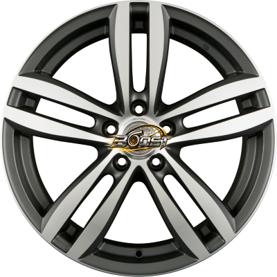 RACER WHEELS TARGET Gun Metal Machined Face 6.50x16 5x112 RACER WHEELS TARGET Gun Metal Machined Face 6.50x16 5x112