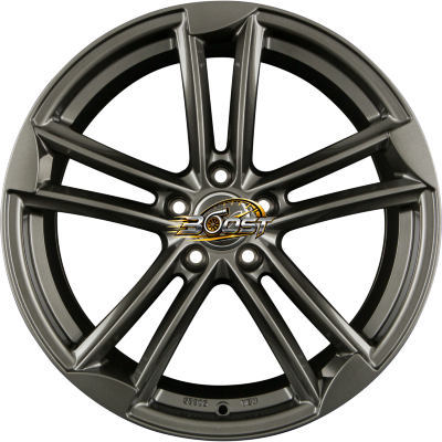 2DRV by WHEELWORLD WH27 Dark Gunmetal Glänzend (DGM+) — Grijs/antraciet lichtmetalen velg