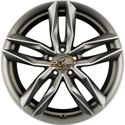 MAM MAM RS3 Palladium Front Polish (PFP) — Grijs/antraciet lichtmetalen velg
