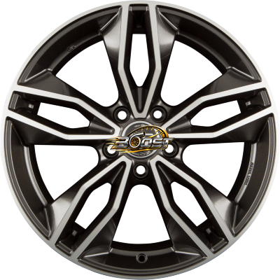 MSW 71 Gloss Dark Grey Full Polished 7.50x17 5x112 MSW 71 Gloss Dark Grey Full Polished 7.50x17 5x112