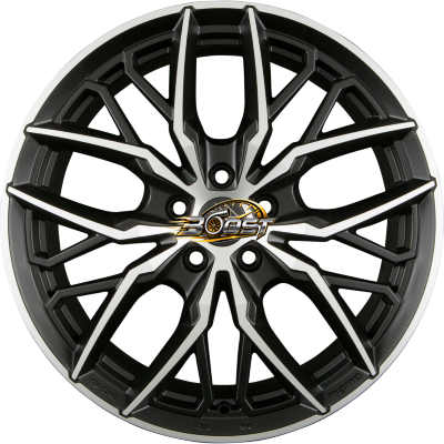 MOMO SPIDER Black Matt Polished 8.50x19 5x112 MOMO SPIDER Black Matt Polished 8.50x19 5x112