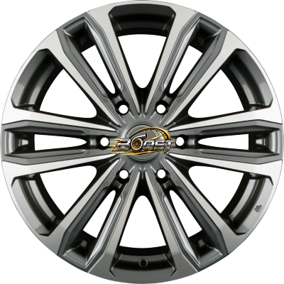 MAK SAFARI 6 Gun Metal Mirror Face 7.50x17 6x114 MAK SAFARI 6 Gun Metal Mirror Face 7.50x17 6x114