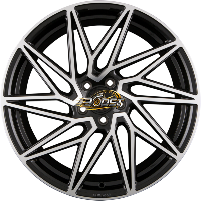 KESKIN KT20 FUTURE Black Front Polish (BFP) — Zwart lichtmetalen velg