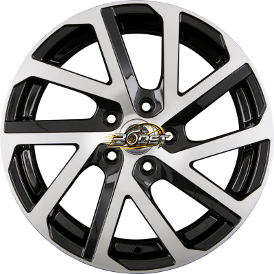 INFINY COBALT Gloss Black Machined Face — Zwart lichtmetalen velg