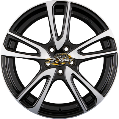 RACER WHEELS WAVE Gloss Black Machined Face 7.00x17 5x105 RACER WHEELS WAVE Gloss Black Machined Face 7.00x17 5x105