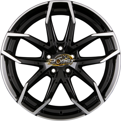RIAL LUCCA Diamant-Schwarz Frontpoliert 6.50x16 5x100 RIAL LUCCA Diamant-Schwarz Frontpoliert 6.50x16 5x100