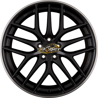 BBS CC-R Schwarz Seidenmatt — Zwart lichtmetalen velg