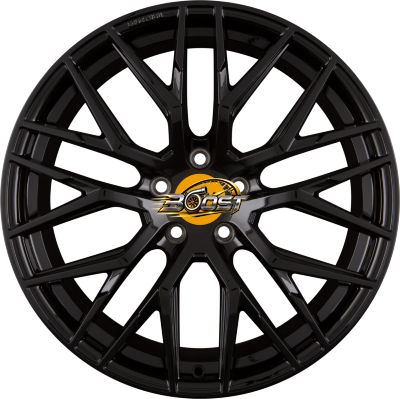 MAM MAM RS4 Black Painted (BP) — Zwart lichtmetalen velg