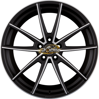 ETABETA MANAY Black Matt Full Polish — Zwart lichtmetalen velg